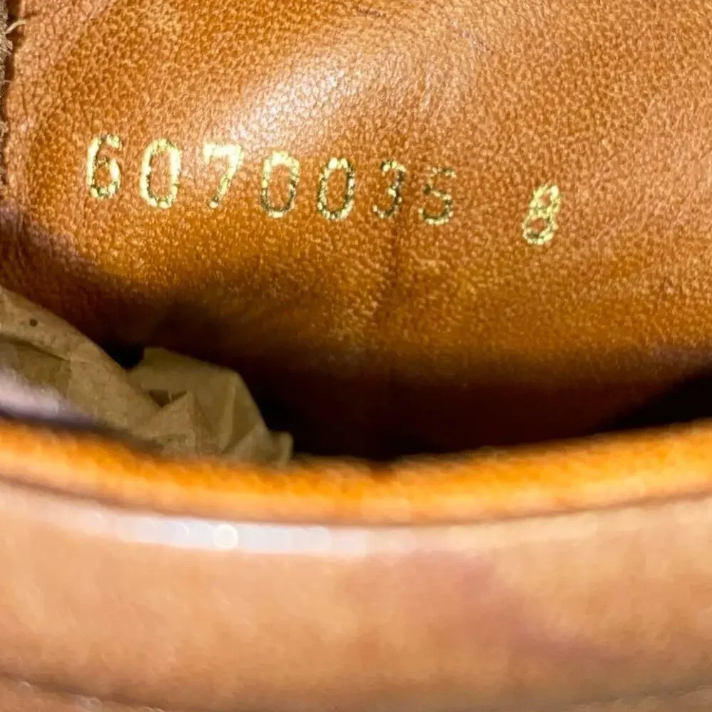 Rachel Comey $400 Mens Burnside Trench Boot Saddle Brown Leather EUC 8 EU41